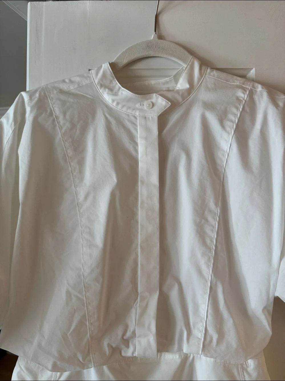 Jonathan Simkhai Effie White Bubble Mini Dress- NWT